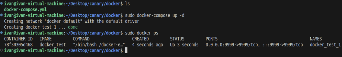 Docker setup